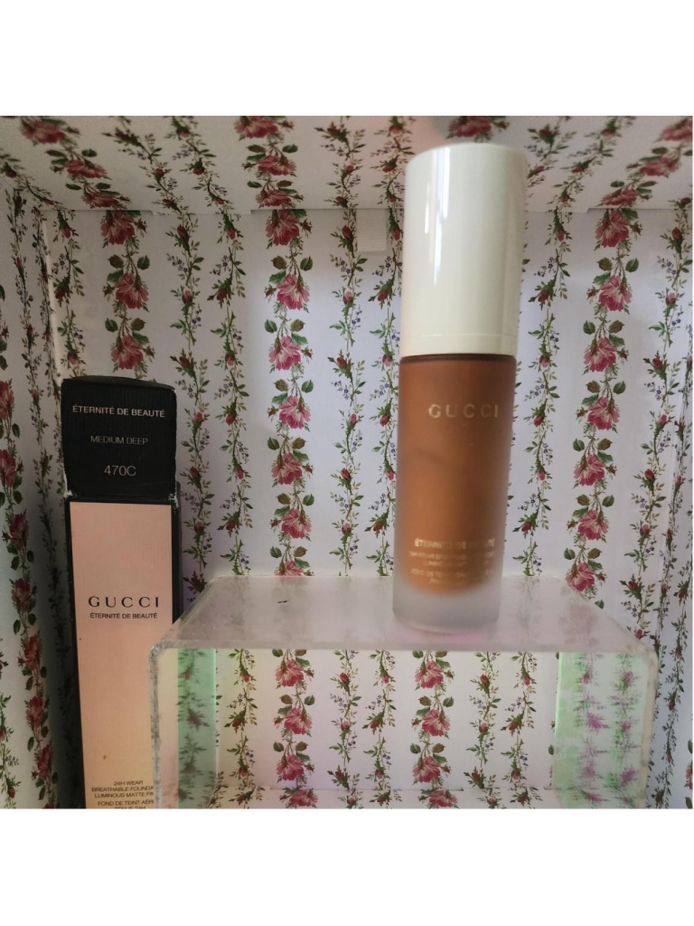 Gucci Eternity de Beaute foundation in shade 470C Medium Deep #gucci #foundation